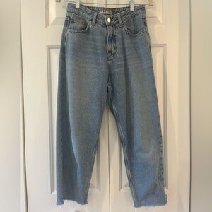 Classic Cropped Blue Women's Jeans